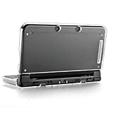 TNP Schutzhülle für Nintendo 3DS 2015, Aluminium Gehäuse Hartschalen Harte Hülle für Nintendo Switch Spiele Konsole, Scharnierloses Hartschalenetui Case Cover mit ultraschlankem Design, Transparente
