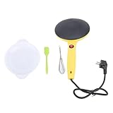 Elektrische Crêpe-Maker-Pfanne, 8-Zoll-Antihaftbeschichtung, Automatische Temperaturregelung, Instant-Crêpe-Maker-Tablettmaschine, Ideal für Crepes, Roti, Pfannkuchen mit