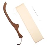 Garneck Brotschneider mit Ergonomischem Holzgriff Gezackte Klinge Brotmesser für Selbstgebackenes Brot Kuchenschneider für Baguette und Toast