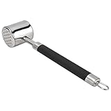 Kelepu Hammer für loses Fleisch, Edelstahl, Schweinekotelett, Steakklopfer, Hammer für Küchengeräte