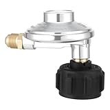 Vicenpal Niederdruckregler mit Qcc Typ 1 Niederdruck Propanregler Grill Ersatz für die meisten Lp Gasgrill Zylinderheizung und Feuerstelle Tisch 3/8 Zoll Innengewinde Flare Mutter