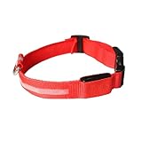 LED-Haustierhalsband, USB-Lade-Haustierhalsband, LED-Haustier-leuchtendes Halsband, Anti-Verlust-Hundehalsband, Nachtsicherheit, blinkende Hunde-Halskette, leuchtendes Haustierhalsband für Haustiere,