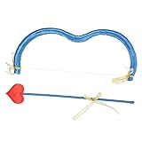 GALPADA 1 Satz Amors Valentinstag-party-dekoration Valentinstag-stirnband Dekorationen Amor Und Bogen Kostüm Pfeile Amor Cosplay Requisiten Liefert Amorbogen Zubehör Blue Stoff