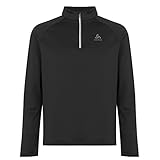Odlo Herren Langarm Shirt mit Reißverschluss BESSO, black, M