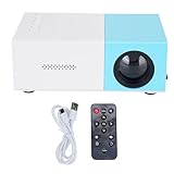 Projektor, 1080p Full HD HiFi Tragbarer Filmprojektor, Smart -Home -Projektor mit HDMI, USB, 3,5 -mm -Soundschnittstelle für Smartphone, Laptop, TV, Tablet, PC
