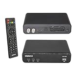 Humax Digital HD Fox Digitaler HD Satellitenreceiver 1080P Digital HDTV Sat-Receiver mit 12V Netzteil Camping - Astra vorinstalliert - HDMI, SCART, DVB-S/S2 PVR Ready