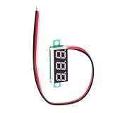 IWOWHERO Präzises Micro LED Digitalvoltmeter Platinenmodul DC 4 30V 0 10A Voltmeter Monitor Mit Weißer Buchstabenanzeige Kompaktes Messgerät Für Spannungs Und Strommessungen
