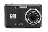 KODAK Pixpro FZ45-16.44 Megapixel Digitale Kompaktkamera, 4X optischer Zoom, 2.7 Zoll LCD, 720p HD-Video, AA-Batterie - Schwarz