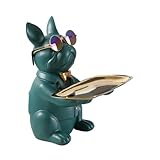 LIFKOME 1stk Aufbewahrungsornamente Kleines Fach Für Kleinigkeiten Kommode Parfüm Tablett Cupcake-verzierung Ornament Personalisiert Nordisches Dekor Szenenschmuck Green Kunstharz