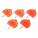 Jonikuper Professionelles 5er-Pack Schaum-Sprühdüsen-Set für Polyurethan-Dichtungen, Einhandmontage, wiederverwendbar, flacher Ventilator-Düsen-Kleber-Applikator