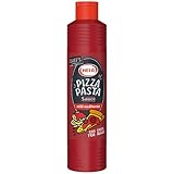 HELA - Pizza Pasta Sauce 800 ml - mediterrane Tomatensauce mit Kräutern & Gewürzen, Backofenfest bis 300 °C heiß & kalt verwendbar - Fertigsauce Nudeln - für Pizza, Pasta, Lasagne, Dip, Brotaufstrich