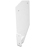 Dachsparrenhalter für Gelenkarm-Markise weiß Dachsparrenhalterung Halterung Markise Konsole Deckenkonsole Montagekonsole Balkenkonsole