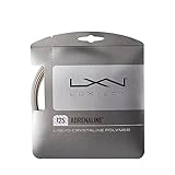 Wilson Luxilon Unisex Tennissaite Adrenaline 125, grau, 12,2 Meter, 1,25 mm, WRZ993800