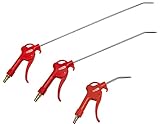 KS Tools 515.1921 Druckluft-Ausblaspistolen-Satz, 3-tlg., 95-510 mm