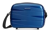 REDOLZ Hartschalen Handgepäck Kosmetik-Koffer | Stabiles Beauty-Case mit Aufsteckfunktion | 34 x 17 x 27 cm aus leichtem Polypropylen (Essentials 10)