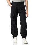 Brandit Hose Pure Vintage, Größe:S, Farbe:Schwarz