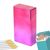 Zigarettenbox – Tragbarer Zusatz-Zigarettenbehälter mit Farbverlauf | Zigarettenetui, Etui und Spender für 21 Zigaretten Ihre Mode mit unserem DUI