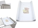 Wickeltisch Wickelbrett Wickelplatte Wickeltischauflage 80x50 cm Phthalatfrei weiss