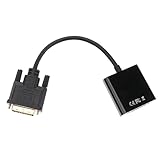 CAXUSD DVI-D-zu-VGA-Konverter DVI-D-zu-VGA-Adapter DVI-zu-VGA-Adapter DVI-D zu VGA Black