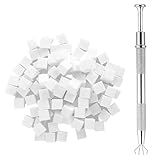 Acryl-Nagelschwamm, 200 Stück Nagelschwämme mit Stiftgriff | Schmelzwerkzeug für ästhetische Maniküre für Frauen Familie Freunde