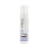 ST. MORIZ Professional Instant Tanning Mousse in Dark – schnell trocknendes Selbstbräunungsmousse mit Applikatorfarbe – mit Aloe Vera und Vitamin E – Dermatologisch getestet, ohne Tierversuche – 200ml