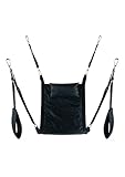 BDSM Sexschaukel Liebesschaukel sling Komplettset aus Polyester inkl. Zubehör (schwarz/schwarz)