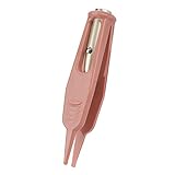 Ejoyous Praktische Reinigung Pinzette, Anti-Skid-Babynase-Pinzette, Reinigungspinzette für Nasen Saubere Ohrschuh Navel-Augenflecken