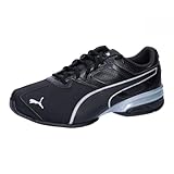 PUMA Herren Tazon 6 FM Low-Top Trainer, Puma Black-Puma Silver, 44 EU