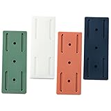 BESPORTBLE 4 Stück Teiliges Wandhalterung für Selbstklebend ohne Bohren zur Praktischen Aufbewahrung von Mehrfachsteckdose und WLAN Router in Haushalt Küche Büro Platzsparend und Vielseitig