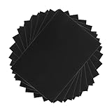 JEWEDECO 50 Blatt Kartenpapiere selber machen kreativpapier karten kraftpapier vellum papier plotterpapier bastelkarten origami DIY papier DIY liefert Malmaterial DIY-Material Black