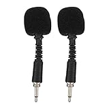 Vaguelly 2 STK Mini-mikrofon Boom USB-mikrofon Verdrahtet Heimmikrofon - -mikrofon Singendes Mikrofon Gesangszubehör Mikrofon Für Lebendiges Singen Inline-mikrofon Plastik Black