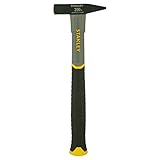 Stanley STHT0-51906 Schlosserhammer Fiberglas 200 g (Länge 295 mm, polierter Kopf) schwarz