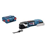 Bosch Professional 18V System Akku Multi Cutter GOP 18V-28 (Oszillationswinkel: 1,4°, inkl. 1x StarlockPlus Tauchsägeblatt, ohne Akkus und Ladegerät, in L-BOXX 136)