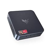 AM02PRO Mini PC AMD Ryzen 7 5700U(Bis zu 4,3GHz) 16GB DDR4 512GB SSD mit Radeon RX Vega 8 Graphics Micro Desktop Computer Für Büro/Heimkino/Meeting/Business/Trip |WiFi 6|BT 5.2