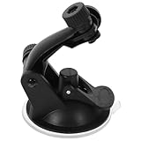 Generisch Auto Saugnapf Halterung Autokamera Zubehör für Sofortbildkameras handyablage für Auto Handyhalterung für Auto Saugnapf-Dashcam-Halter Mini-Saugnapfhalterung Abs Black