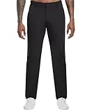 Boyzn Men's Golf Pants with 5 Pockets Lightweight Stretch Quick Dry Casual Travel Work Dress Pants Black02-34