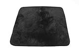 Reissner Lammfelle SIKI-VF Schaffell Sitzkissen Vollfell Qualität (Rollstuhlauflage Katzenbett) VF 40x40cm schwarz