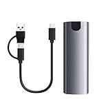 WEIDN Solid Drives NVME auf USB 3.1 Gehäuse aus Aluminiumlegierung für 2230/2242/2260/2280, unterstützt M-Key B-Key B+M Key