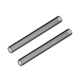 BMTick Langes 120mm ÄRIS PREMIUM Vaporizer Glasmundstück *halb schwarz* für WOLKENKRAFT ÄRIS PREMIUM Vaporizer (2 Stück)
