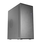 Mars Gaming biomag Tacens NOVAX, Ultra-kompaktes Micro-ATX PC-Gehäuse, Ultra-Robustes Ganzmetall-Design, 1x 80mm Lüfter Hinten, Mini-Tower-Gehäuse mit Großer Interner Kapazität, Schwarz