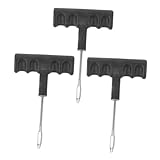 BRIGHTFUFU 3 Stück Teiliges Reifenreparaturset Tubeless Reifenstopfen Kit Schnell und Einfach Pannenset für Auto Motorrad Lkw Flickwerkzeug für Reifenpannen