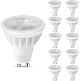 ZFQ GU10 LED Warmweiss Lampe 9W Ersetzt 90W Halogen, 900 Lumen, 2700K, 60° Strahlwinkel Reflektorlampen, Nicht Dimmbar, AC 220-240V, 10er Pack