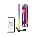 OSRAM Smarte LED-Eck-Tischleuchte, 7.5W, mit Magic RGB für diverse Farben und Lichteffekte, schwarz, mit Fernbedienung, IP20, LED nicht austauschbar, dimmbar