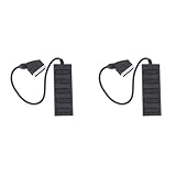 Akfldms 2X 21-Poliger Scart-5-Wege-Splitter, 21-Poliger Scart-Stecker auf 5-Buchsen, Adapteranschluss 5, Road-Scart, eine Aufteilung in Fünf Kabelleitungen