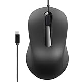 Kabelmaus Für Laptop, PC-Mäuse Mit Kabel, Plug & Play Leise rutschfeste Ergonomische für Alle Büro Homeoffice Spiel