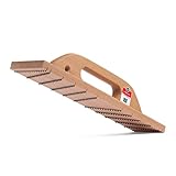 COMENSAL® Raspelhobel für Porenbeton und Put XXL - 12 Präzise Angebrachte Klingen - Raspelhobel für Porenbeton - Made in EU - 470x90mm