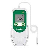 MQODLFP USB-Datenlogger für Temperatur und Luftfeuchtigkeit, Wiederverwendbar, RH TEMP-Datenlogger, Rekorder, Feuchtigkeitsaufzeichnungsmessgerät TempG07S