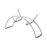 Schlauchhalter Breite 220 mm Silberoptik Schlauchhalterung Kabelhalter von SO-TECH