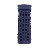 Cenei Einzelpersonen-Rautenförmiges TPU-Luftkissen für Outdoor-Zelt-Isomatte Camping-Luftpumpe Reisen Wandern