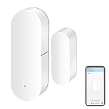 WiFi-Türsensor: Intelligente Tür-Offen-/Geschlossen-Detektoren, drahtlose Fenstersensor-App-Benachrichtigung, Kontaktsensor für die Sicherheit zu Hause, passend für Alexa Google Assistant (1pack)